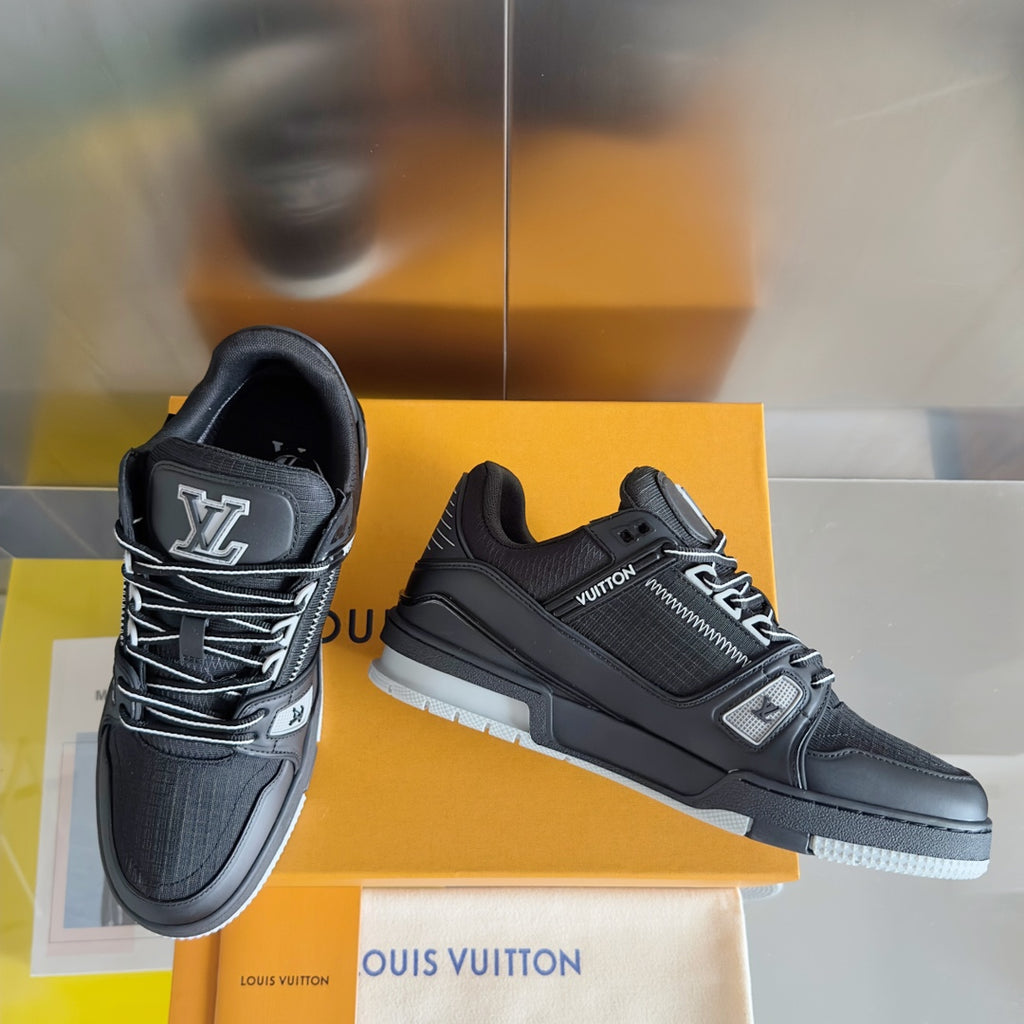 LV Trainer Sneaker 'Black White Technical Mesh'