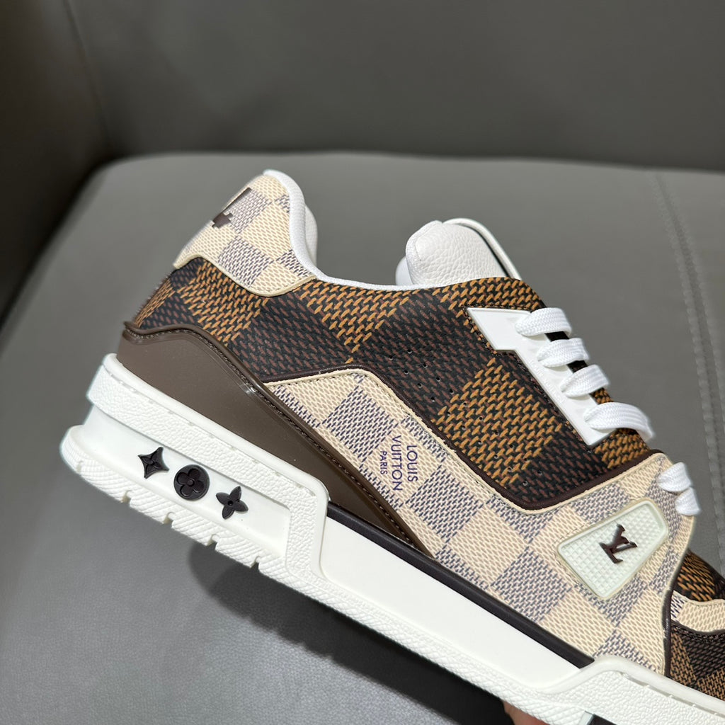 LV Trainer Sneaker 'Damier Ebene Azur'