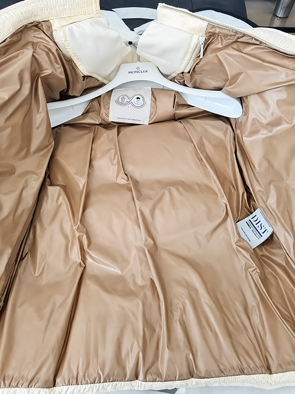Moncler x Palm Angels Light-Up Maya Short Down Jacket - White