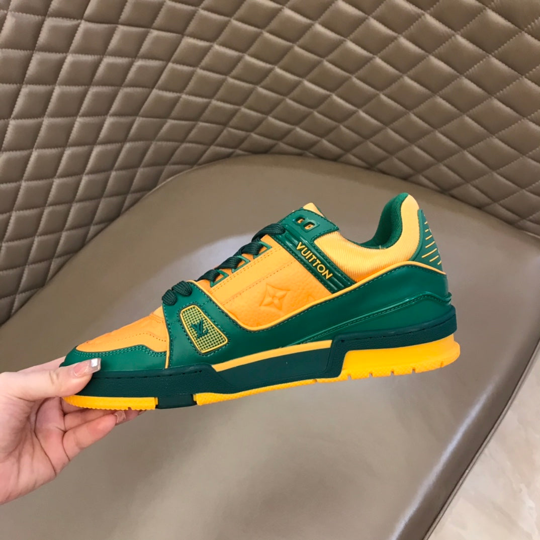 LV Trainer Sneaker 'Green Yellow'