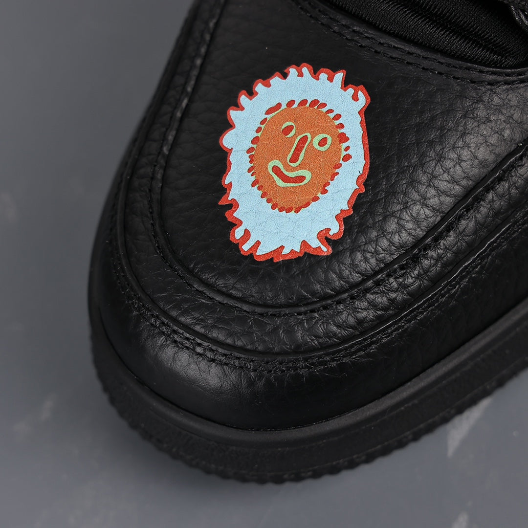 LV Trainer Sneaker 'Yayoi Kusama Black Embroidered Faces'