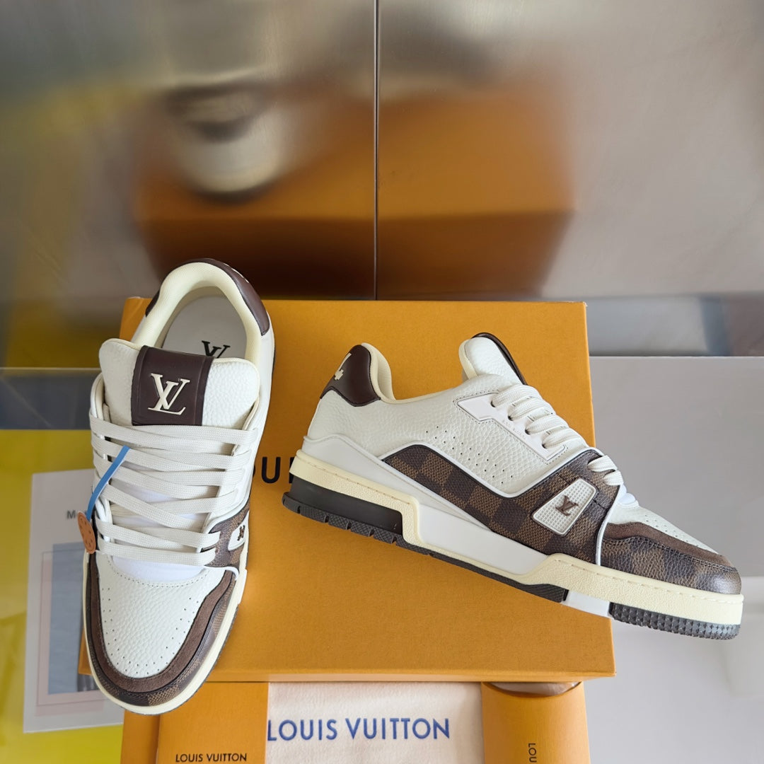 LV Trainer Sneaker 'Damier Ebene White'