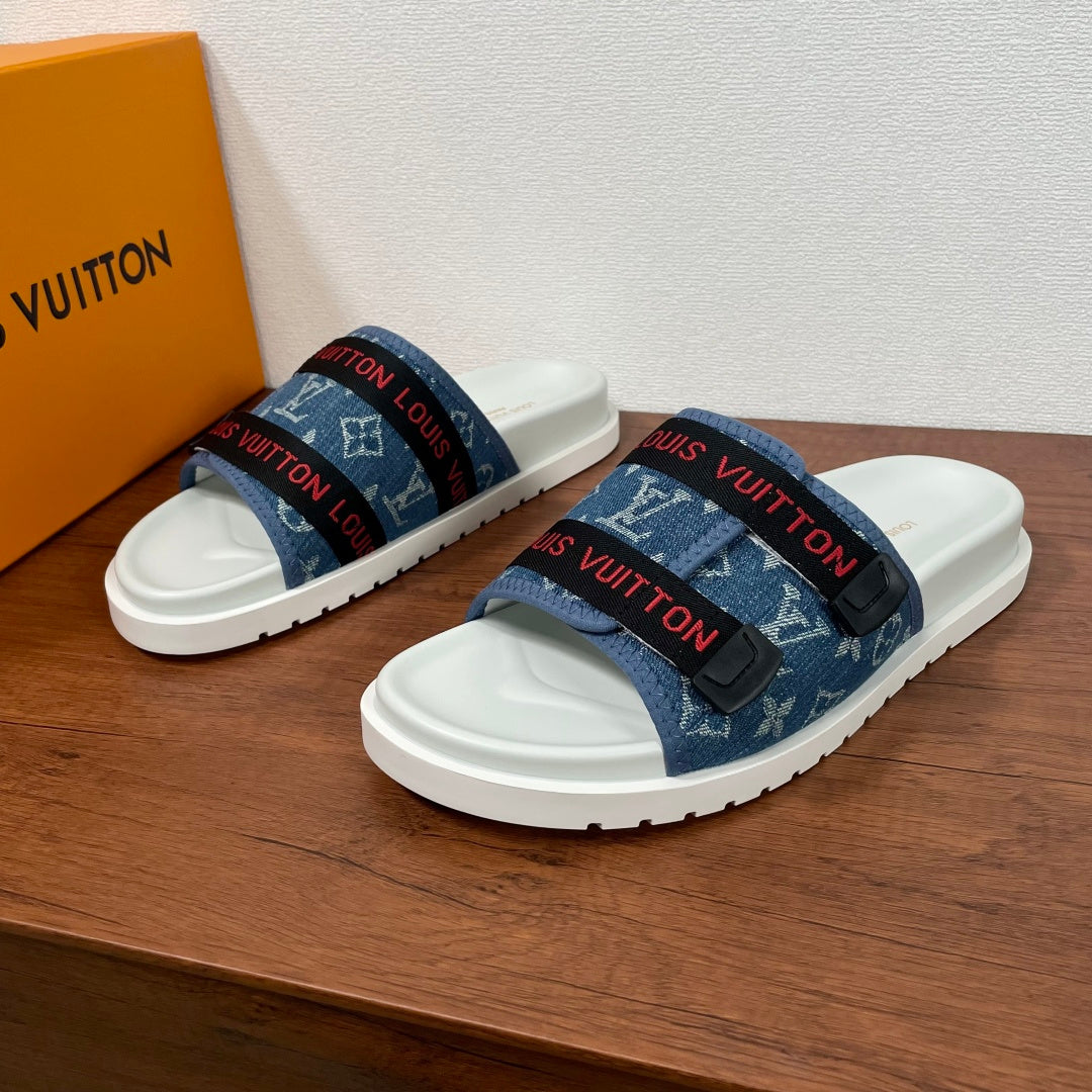 LV Waterfront Mule 'Monogram Denim'