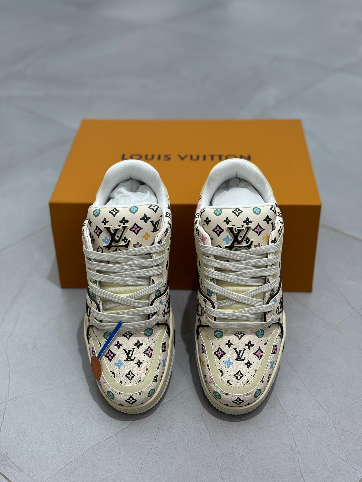LV Trainer Sneaker 'Monogram Multicolore White'