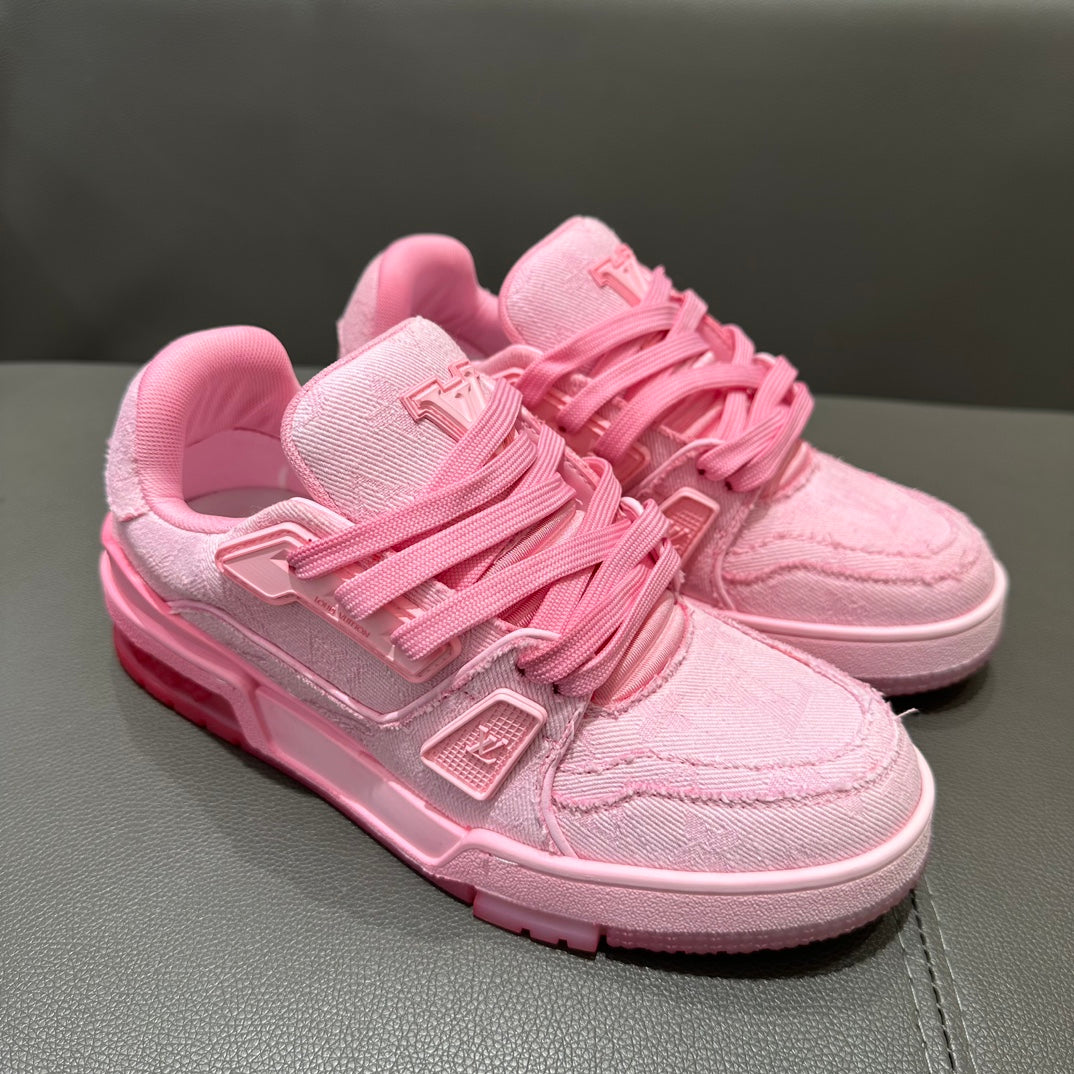 LV Trainer Sneaker 'Monogram Denim Pink'