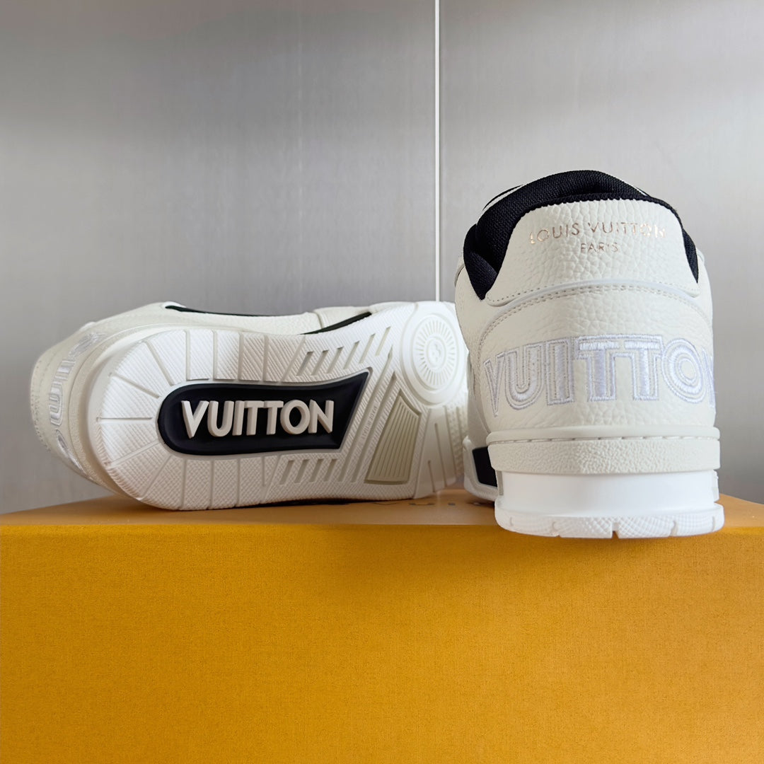 LV Trainer Strap Sneaker 'White Black'