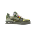 LV Trainer Sneaker 'Khaki Green Monogram Charms'