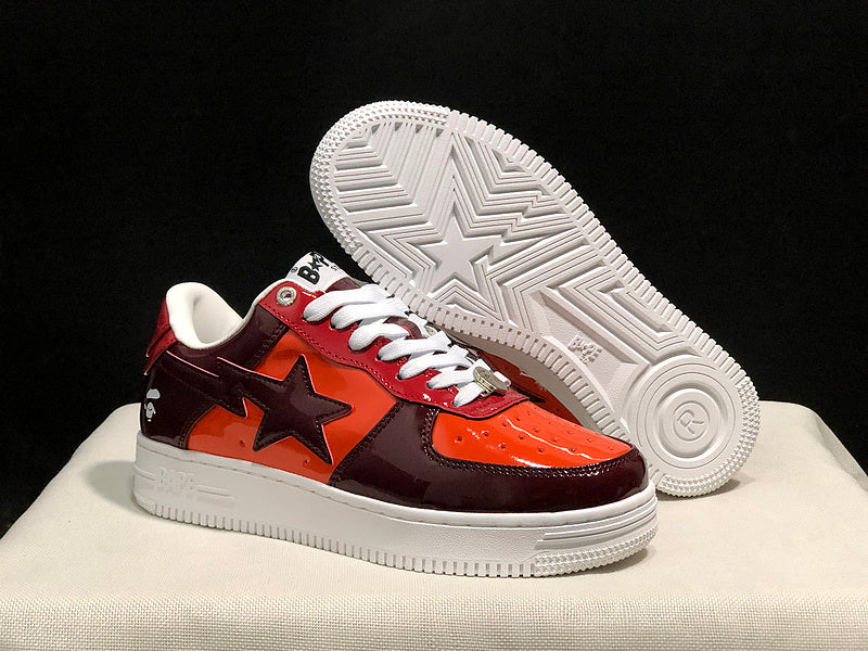 Bapesta Low 'Camo Combo Red'