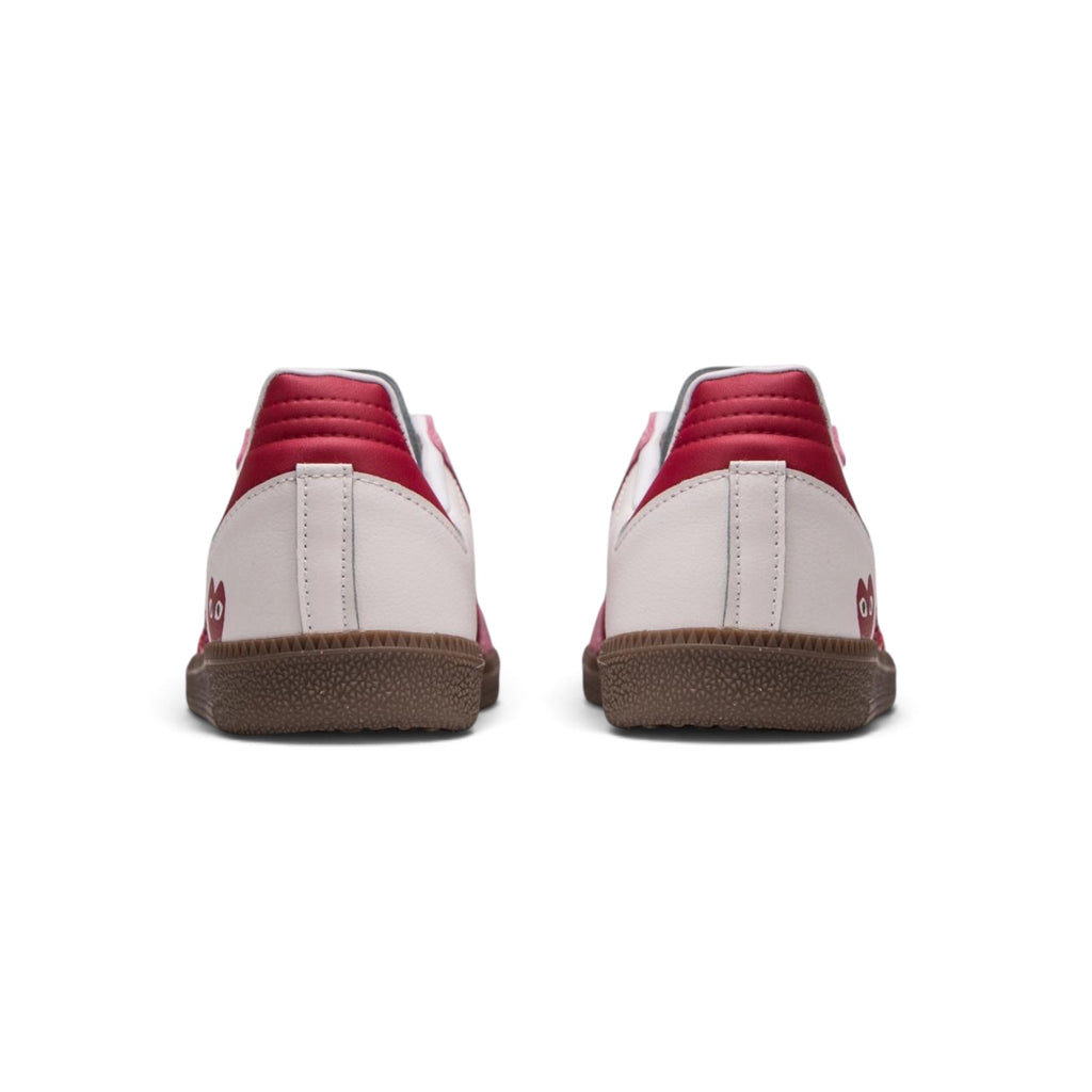 Samba Og Hearts White Red