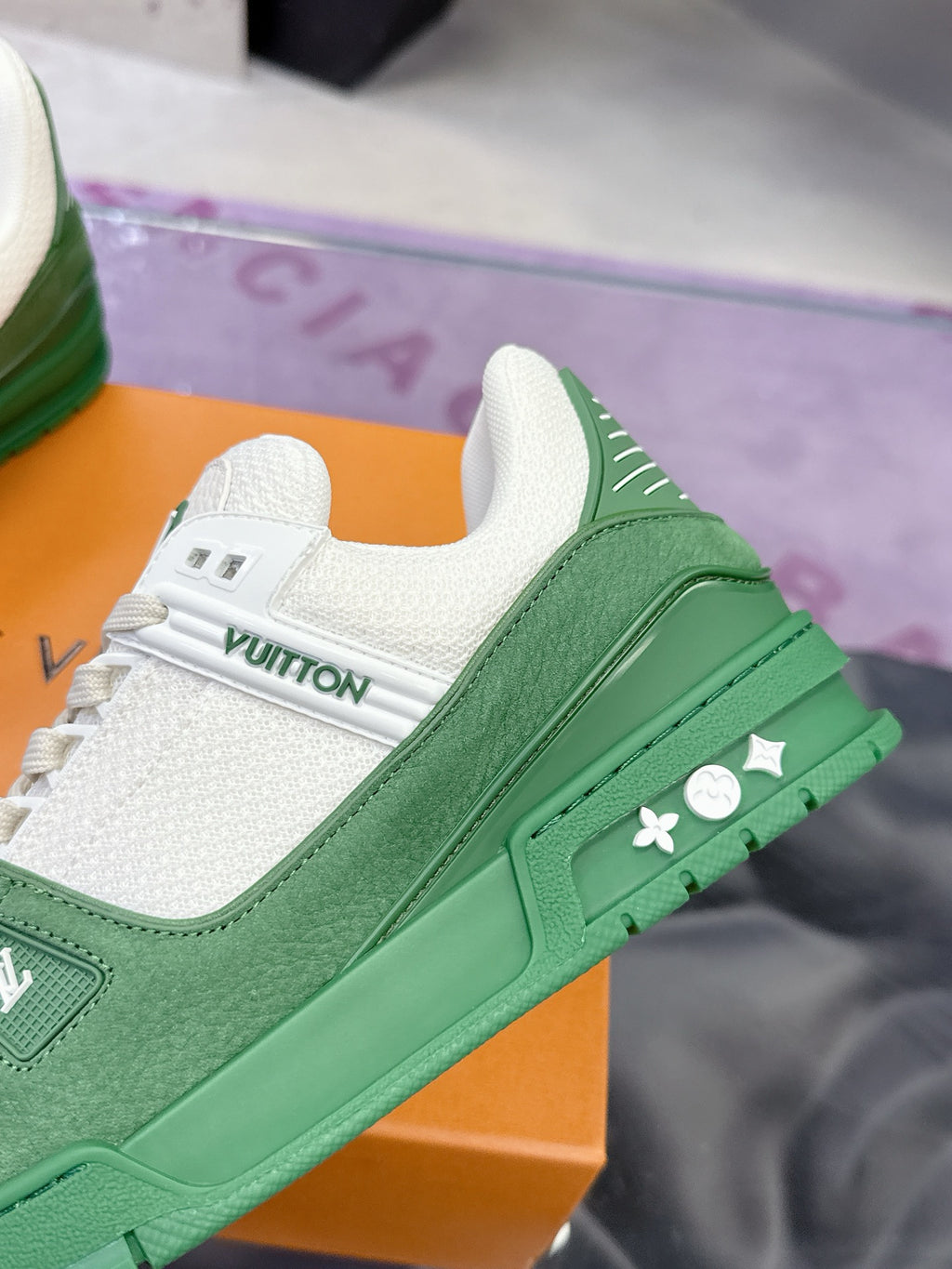 LV Trainer Sneaker 'Monogram Mesh Green White'