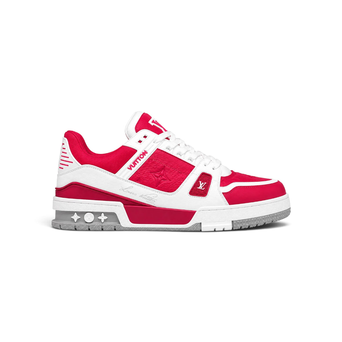 LV Trainer Sneaker 'Monogram Flower Red White'