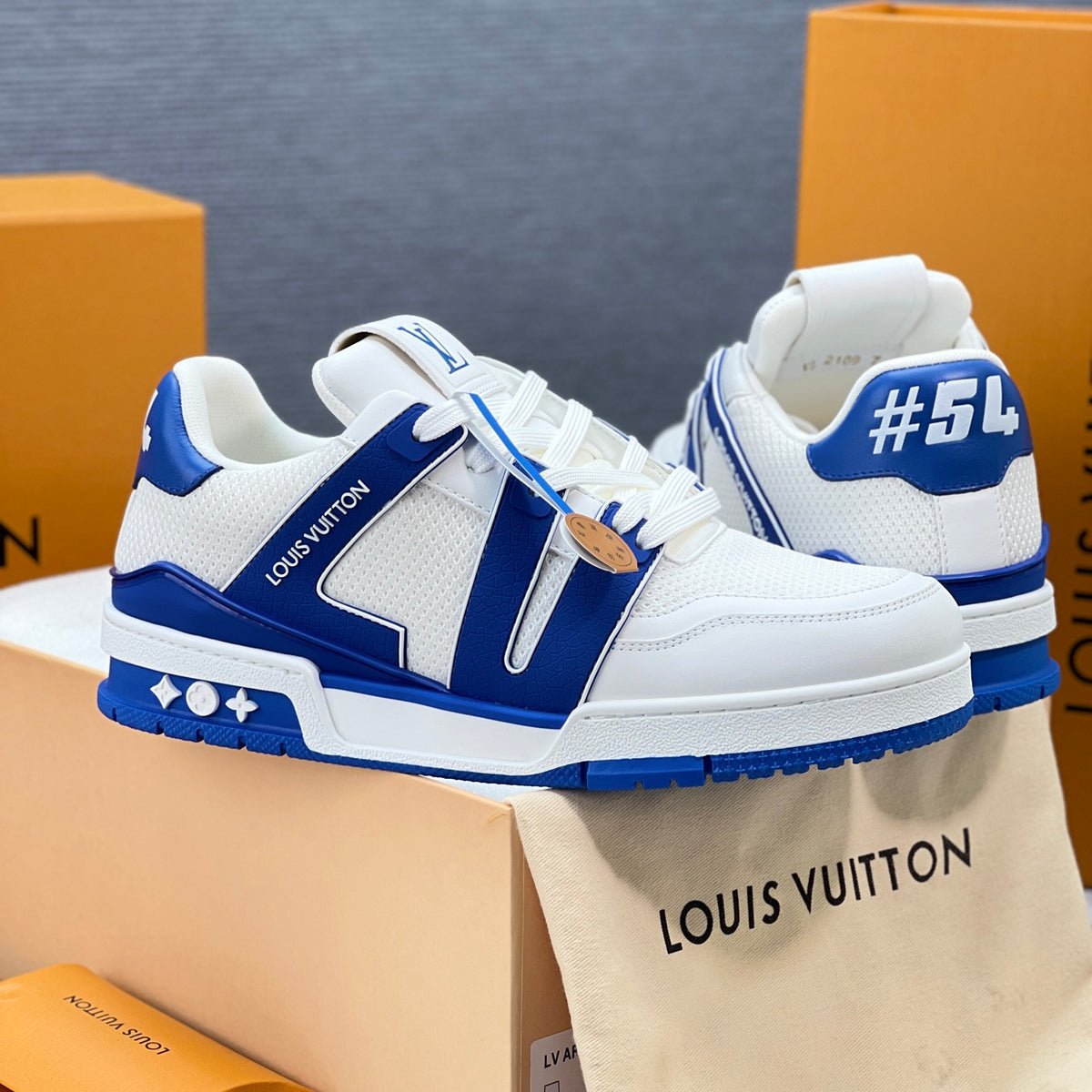 LV Trainer Sneaker 'Mesh White Blue 54'
