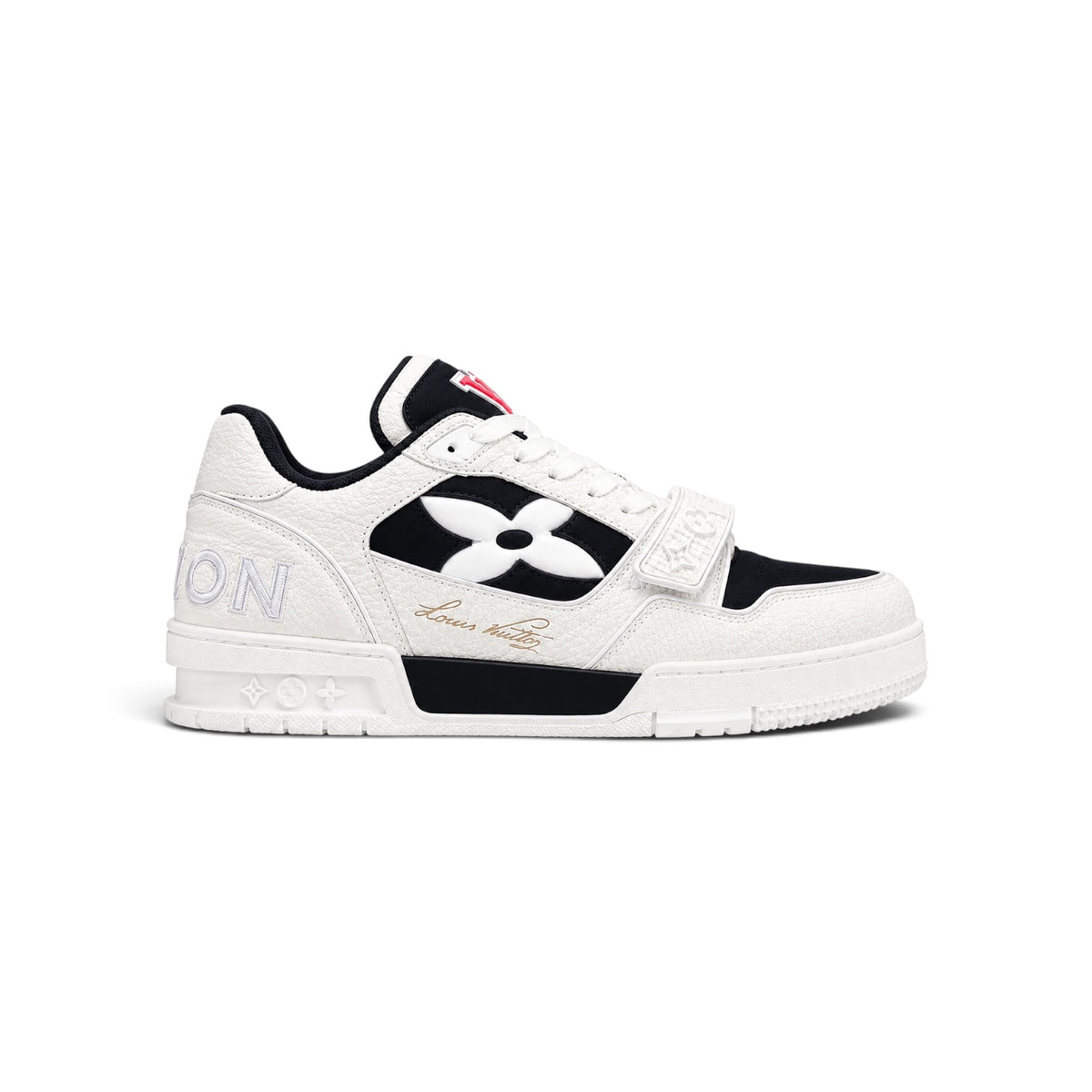 LV Trainer Strap Sneaker 'White Black'