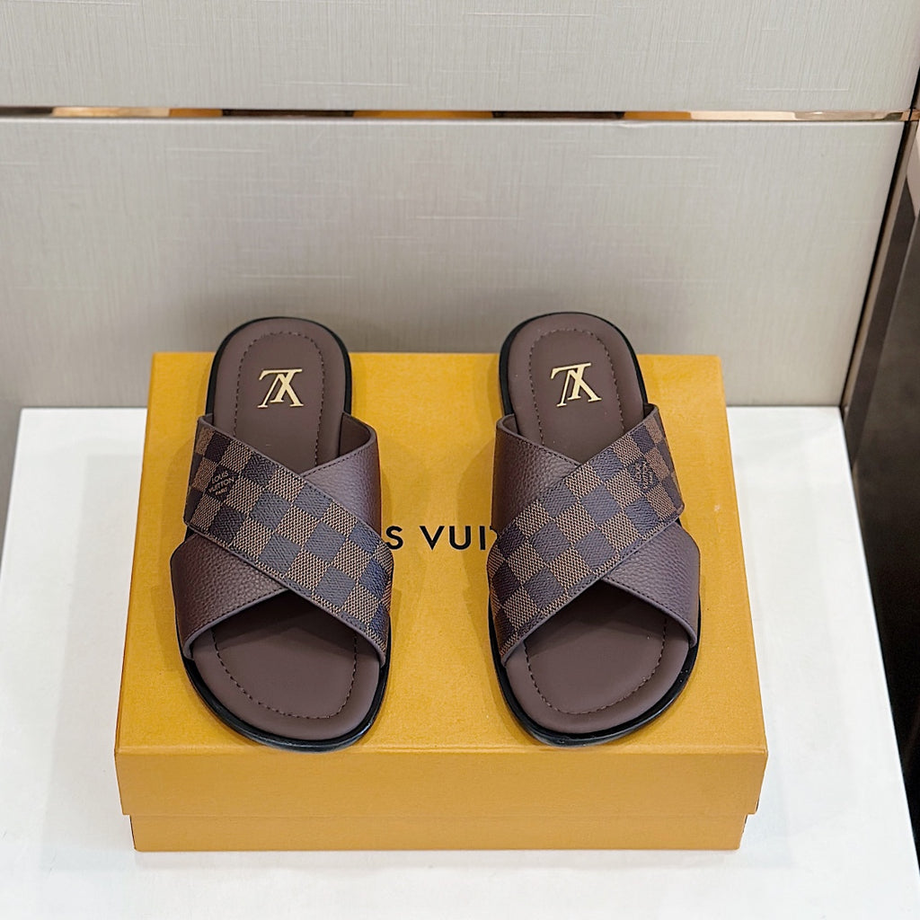 Louis Vuitton Panama Mule 'Damier Ebene Brown'