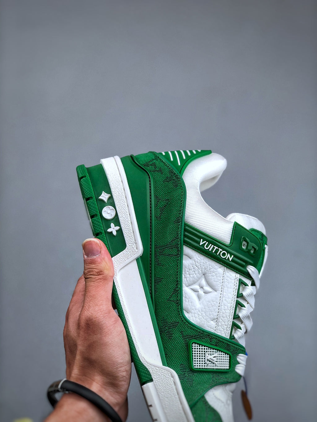 LV Trainer Sneaker 'Monogram Denim Green'