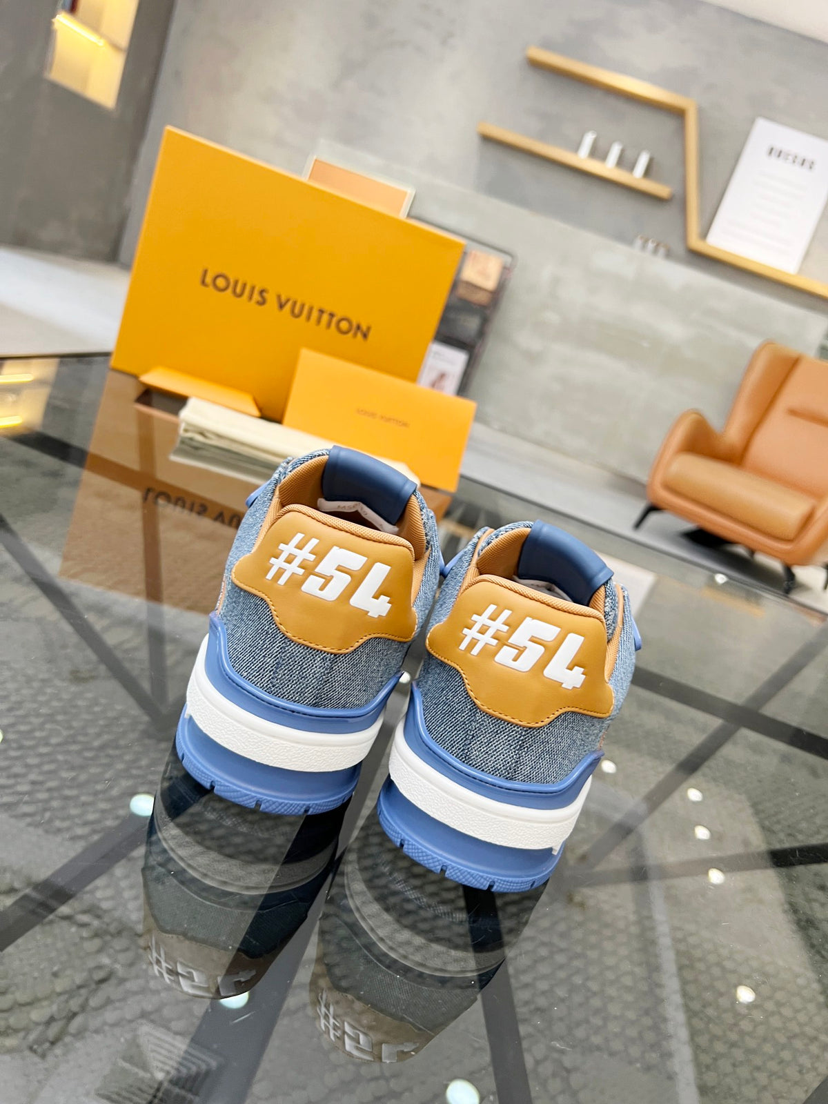 LV Trainer Sneaker 'Damier Blue Denim'
