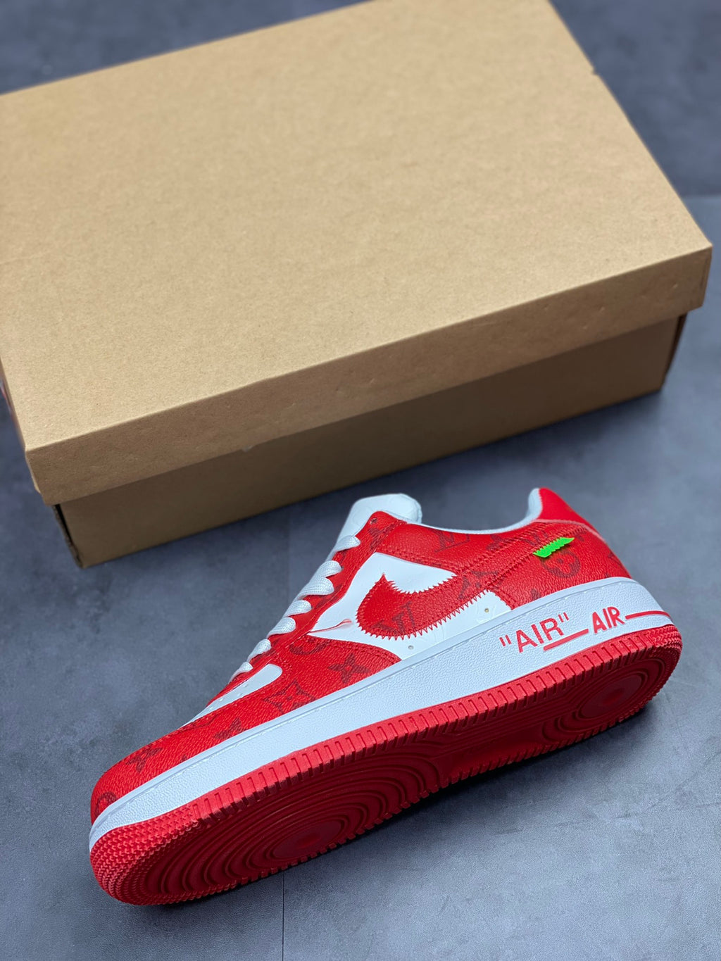 LV x Nike AF1 'White Red'