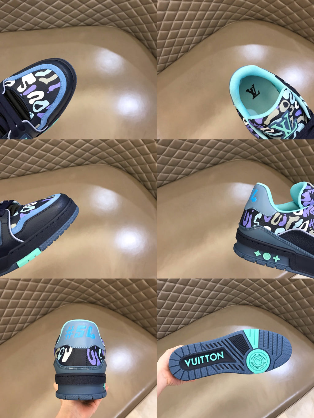 LV Trainer Sneaker 'Monogram Comics Blue'