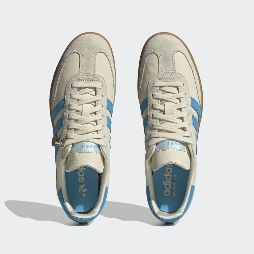 Sporty & Rich x Samba - Cream/Blue