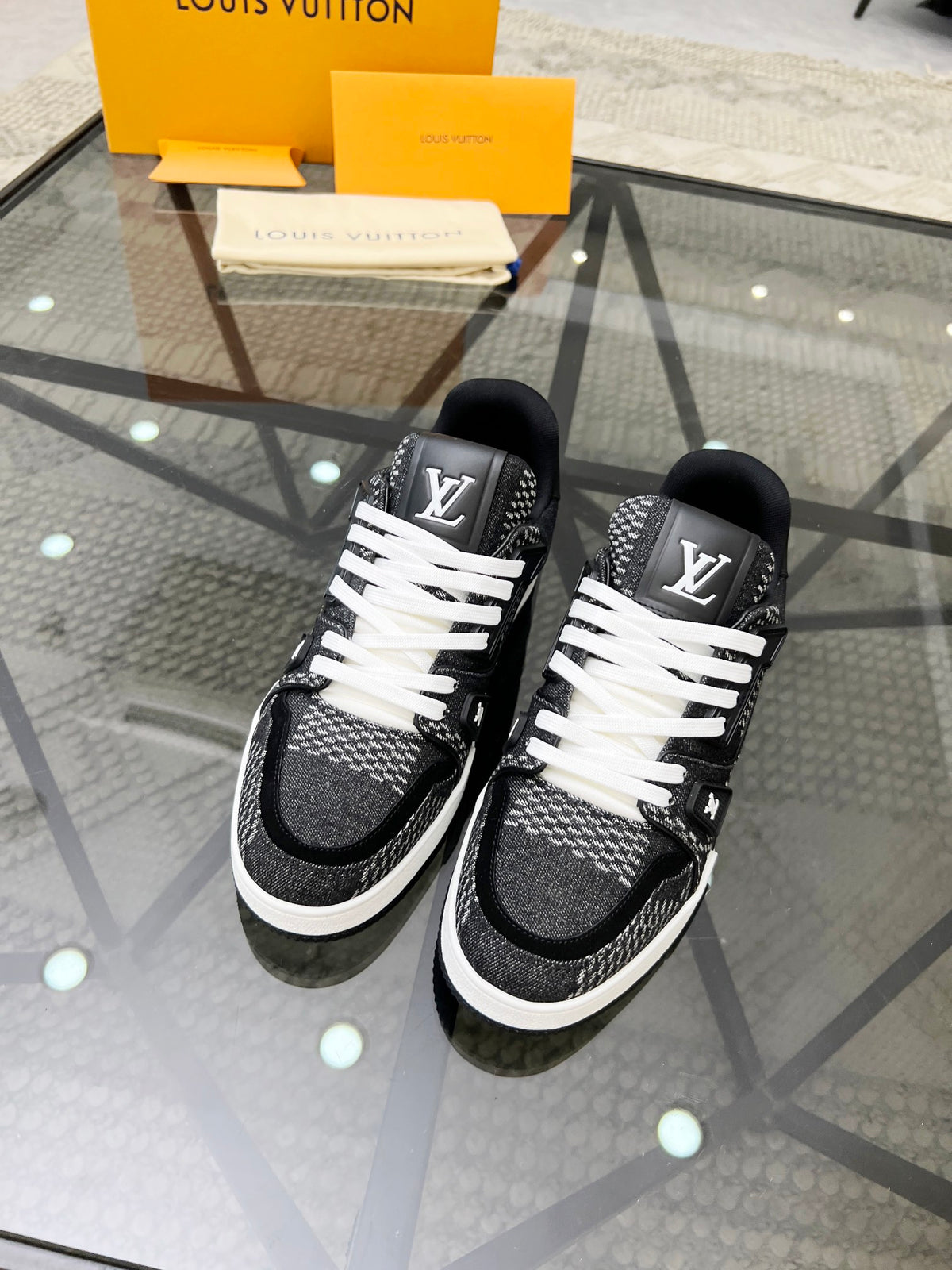 LV Trainer Sneaker 'Damier Black Denim'
