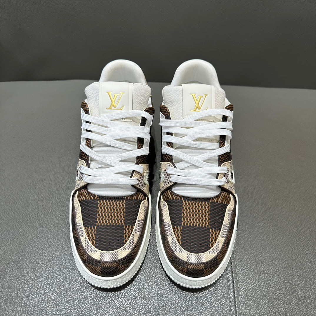 LV Trainer Sneaker 'Damier Ebene Azur'