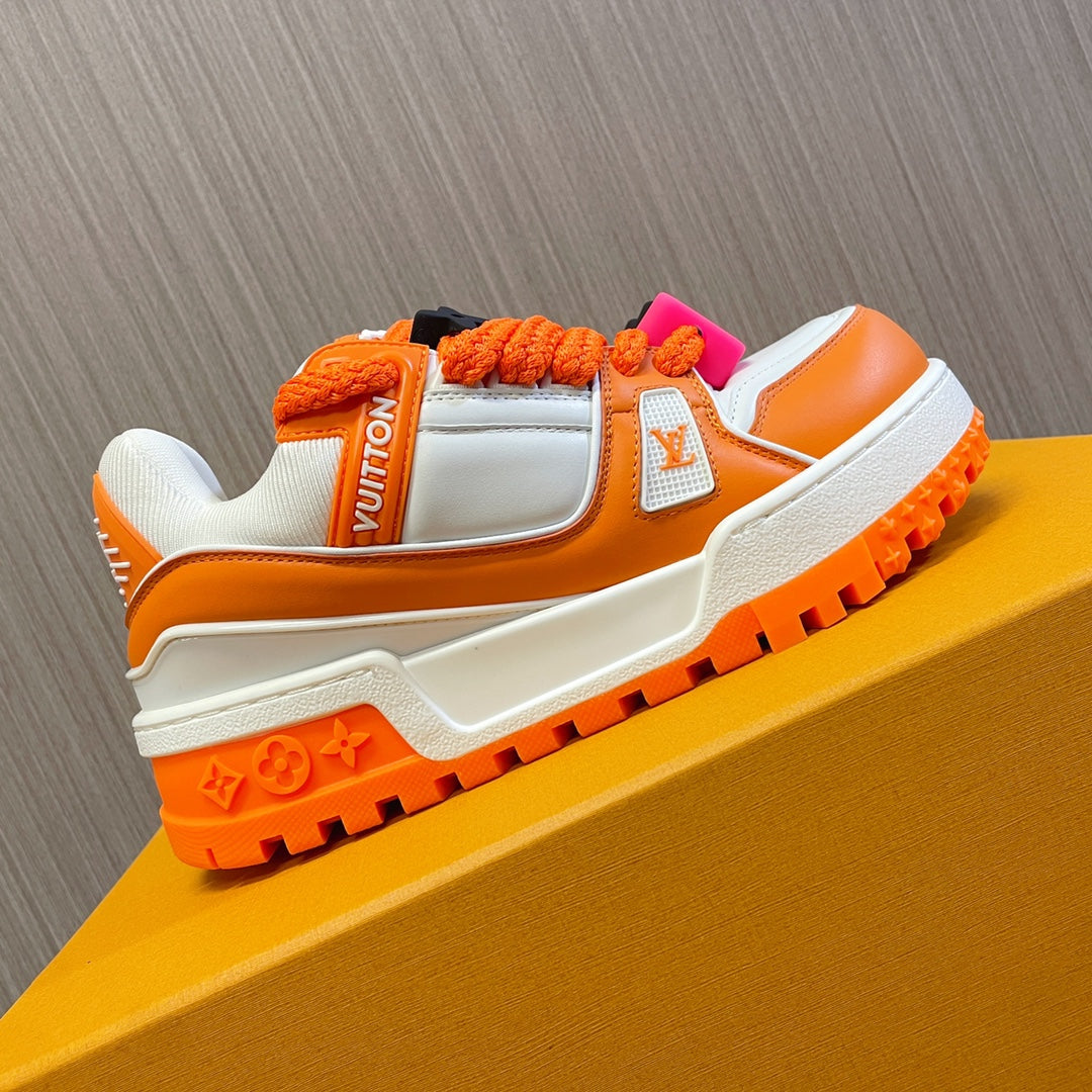 LV Trainer Maxi Sneaker 'White Orange'