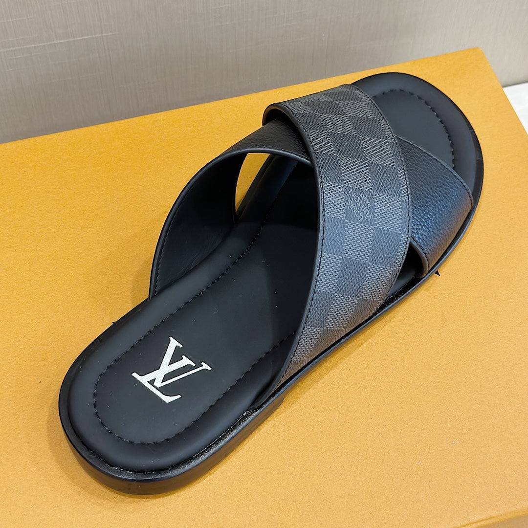 LV Panama Mule 'Damier Graphite'