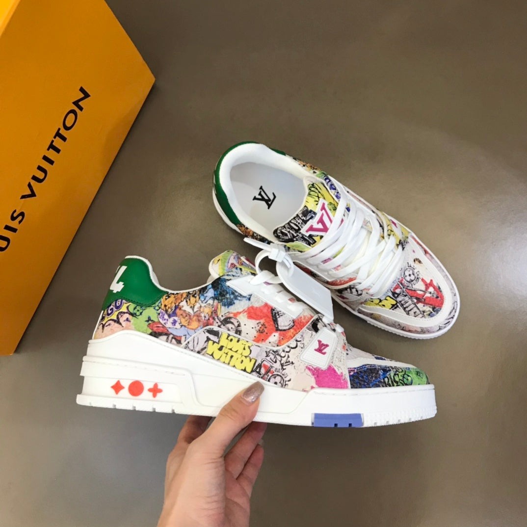 LV Trainer Sneaker 'Comic Print Multicolore'