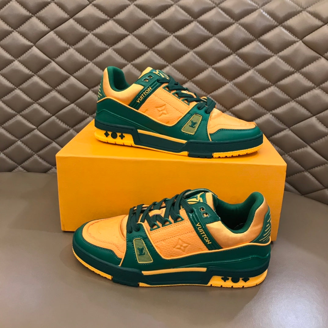 LV Trainer Sneaker 'Green Yellow'