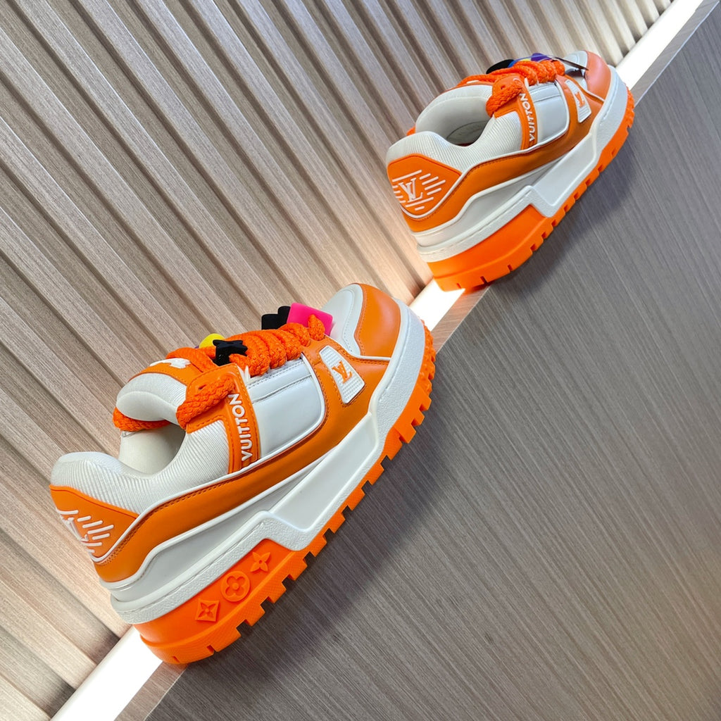 LV Trainer Maxi Sneaker 'White Orange'