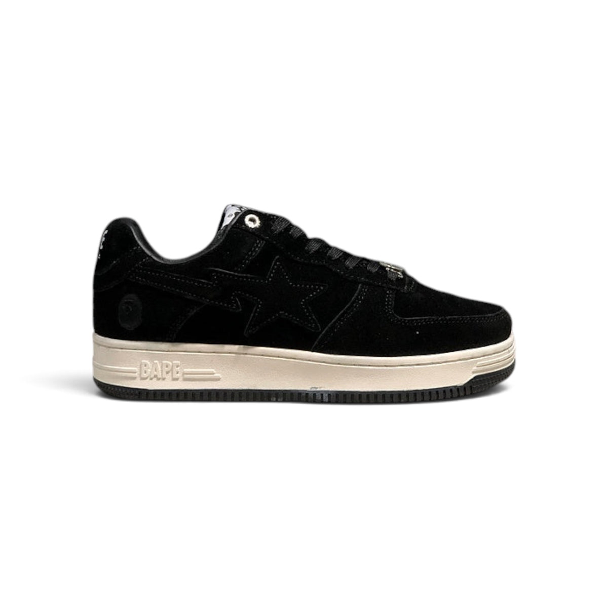 Bapesta Low 'Triple Black Suede'