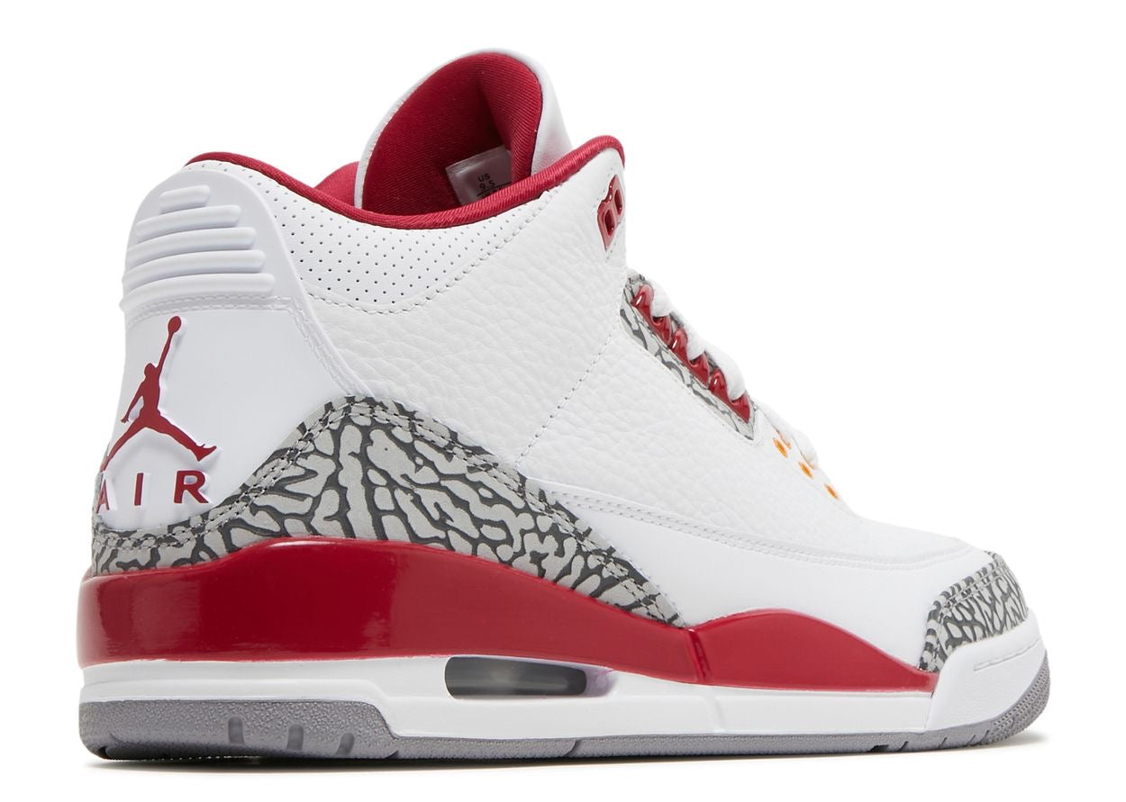 JORDAN 3 RETRO CARDINAL RED