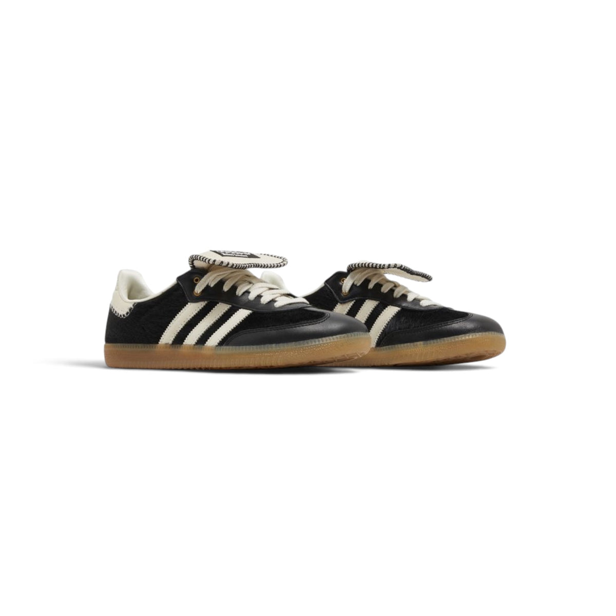 Wales Bonner x Samba Core Black Faux Pony Hair