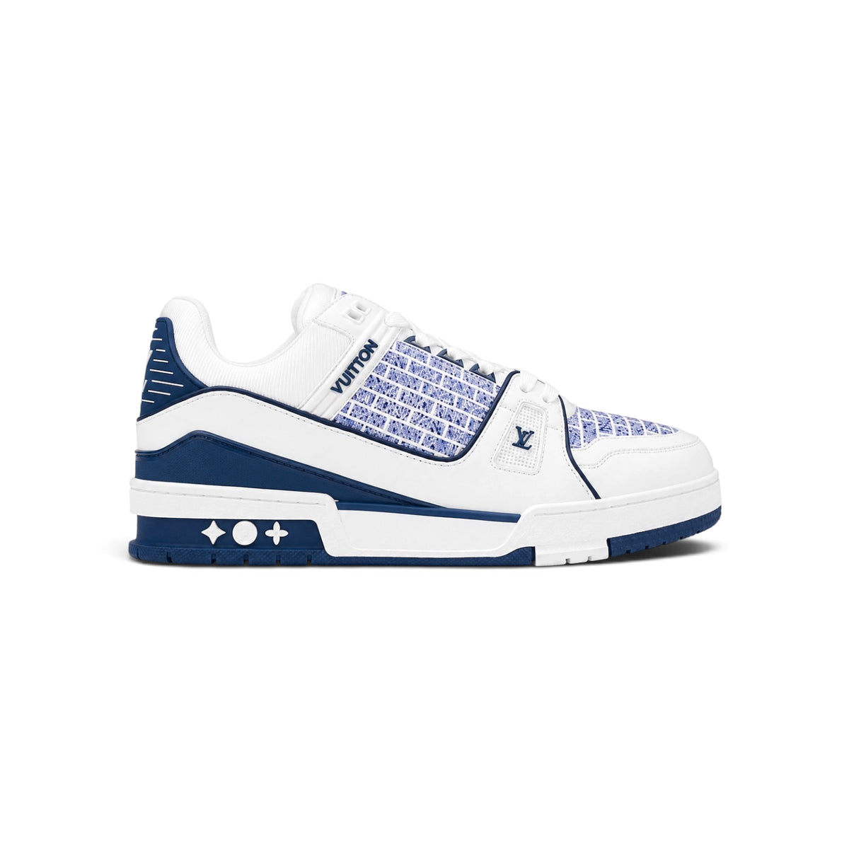 LV Trainer Sneaker 'Monogram Tile White Blue'
