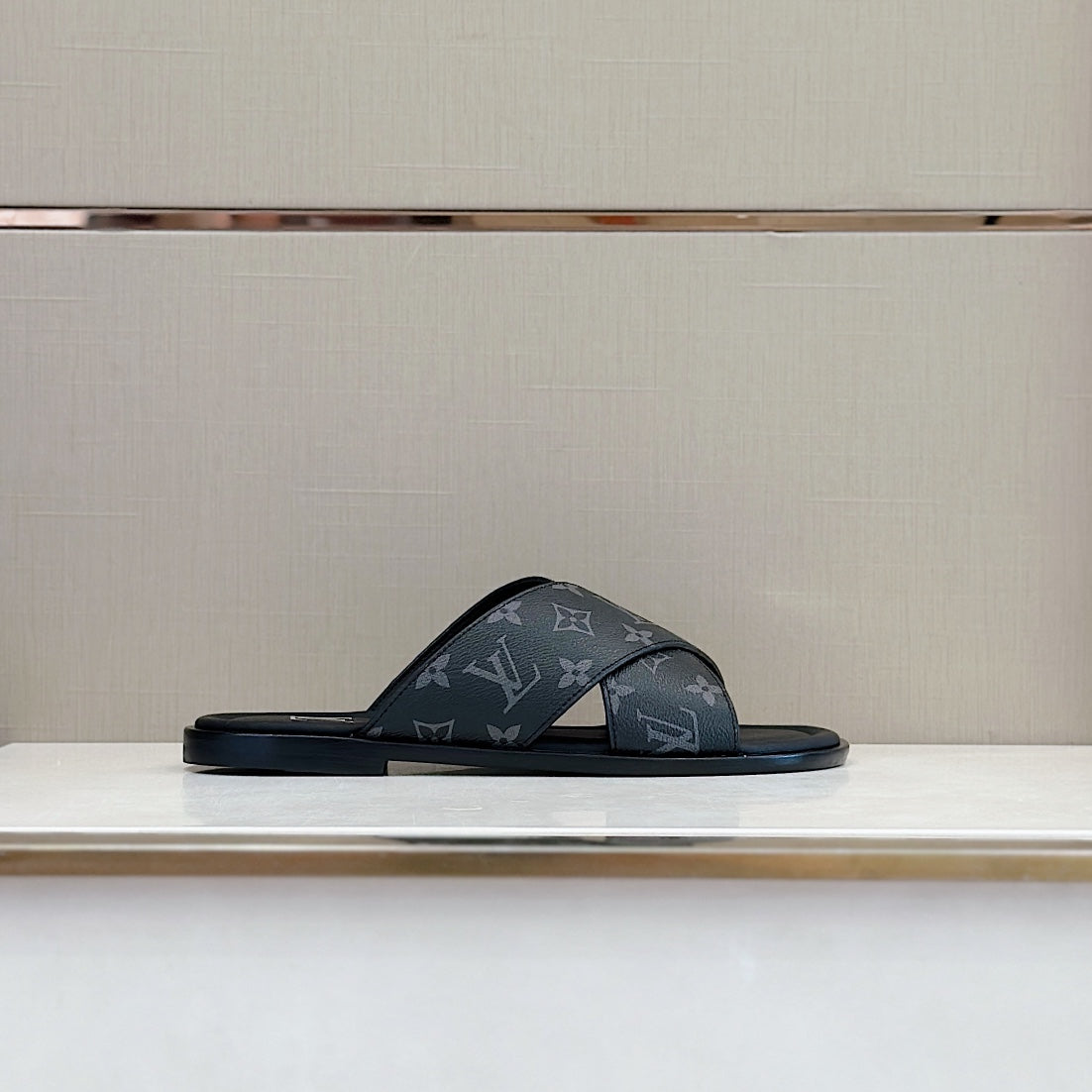 LV Panama Mule 'Monogram Eclipse'