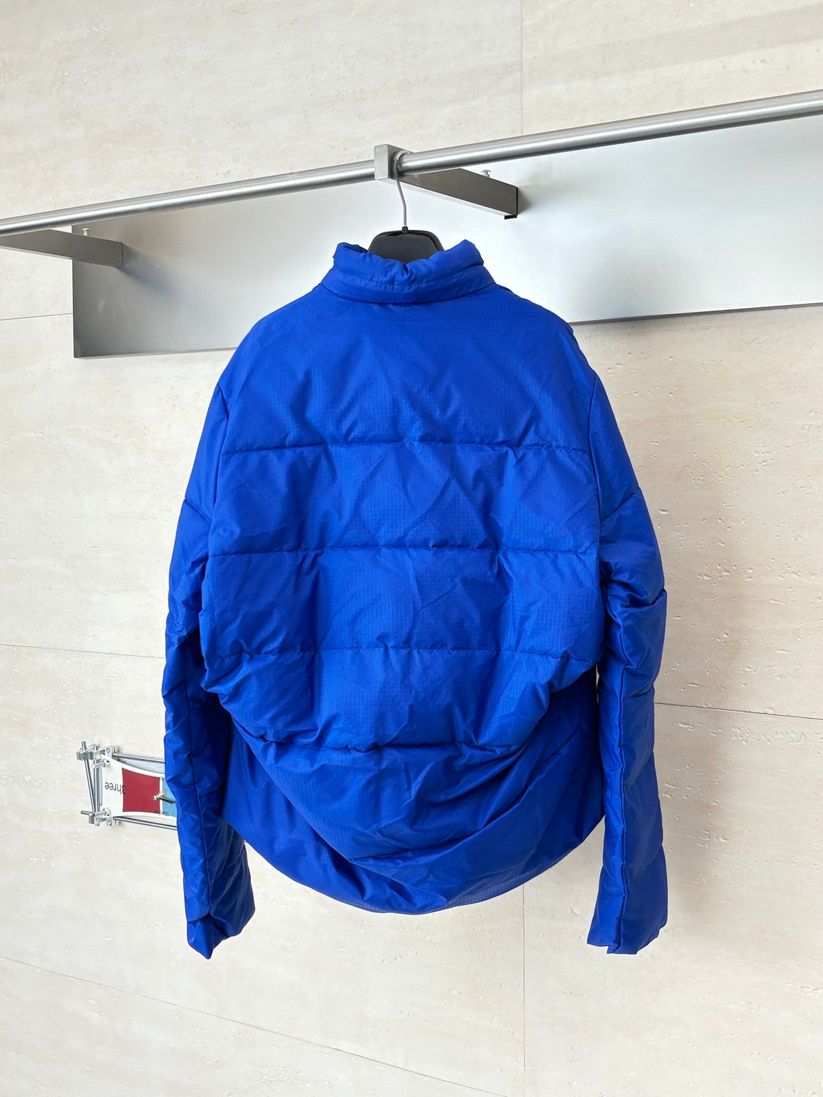 Balenciaga C-Shape Puffer Jacket Blue