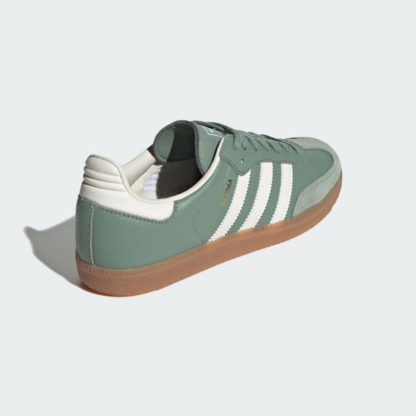 Adidas samba green white