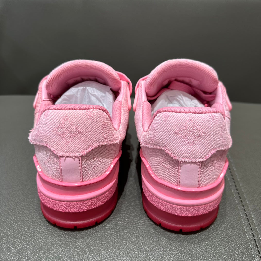 LV Trainer Sneaker 'Monogram Denim Pink'