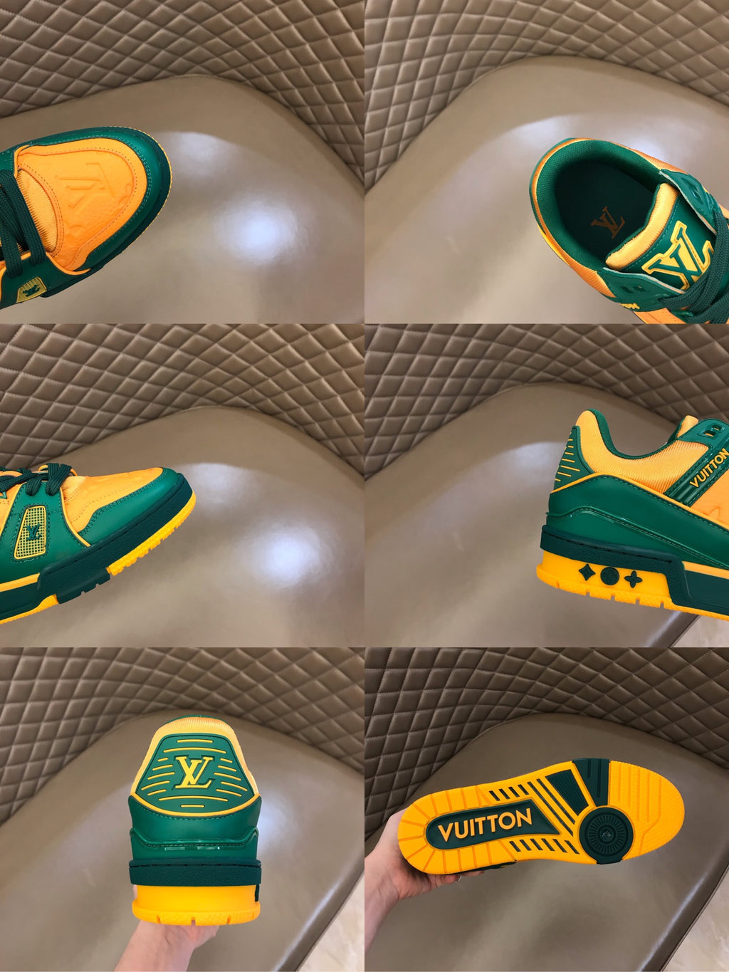 LV Trainer Sneaker 'Green Yellow'