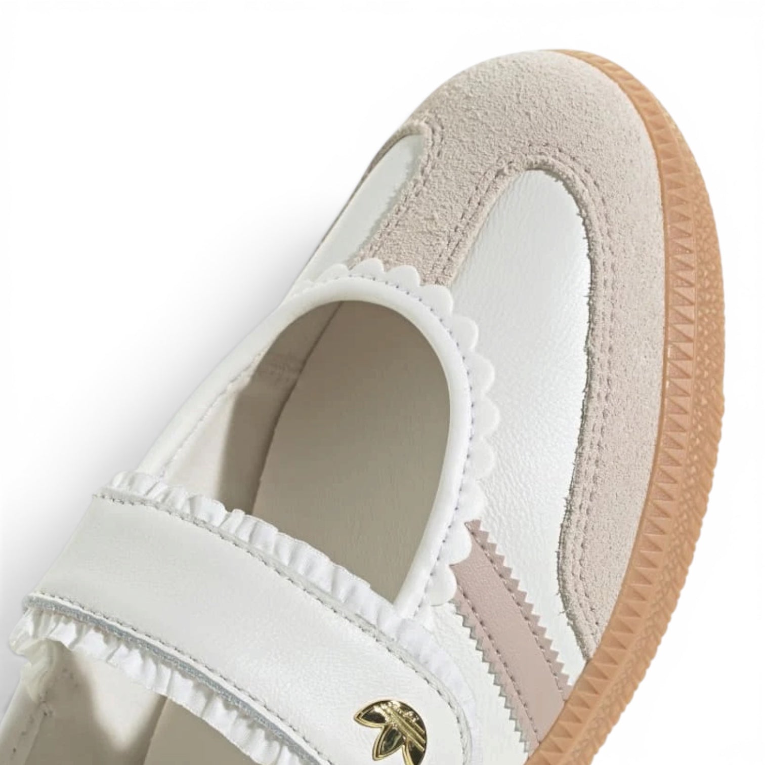 Adidas Mary Jane Frill Pack Ruffle White Cream