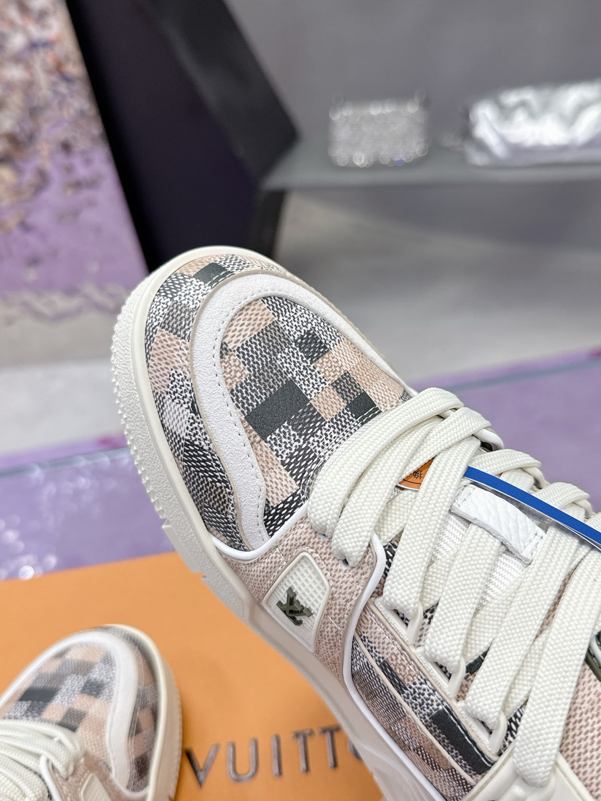 LV Trainer Sneaker 'Damier Pop Beige'