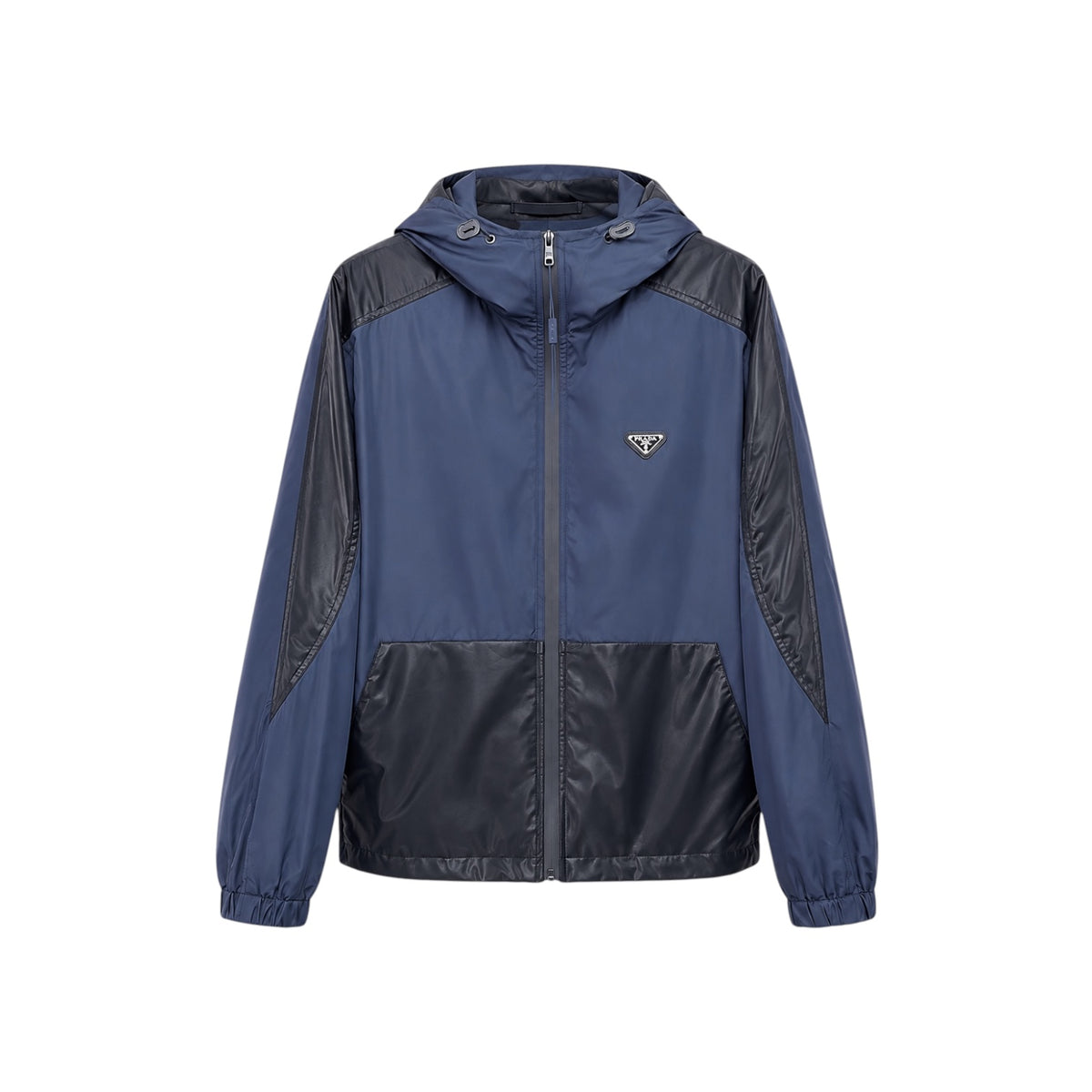 Prada Re-Nylon Two-Tone Jacket Navy