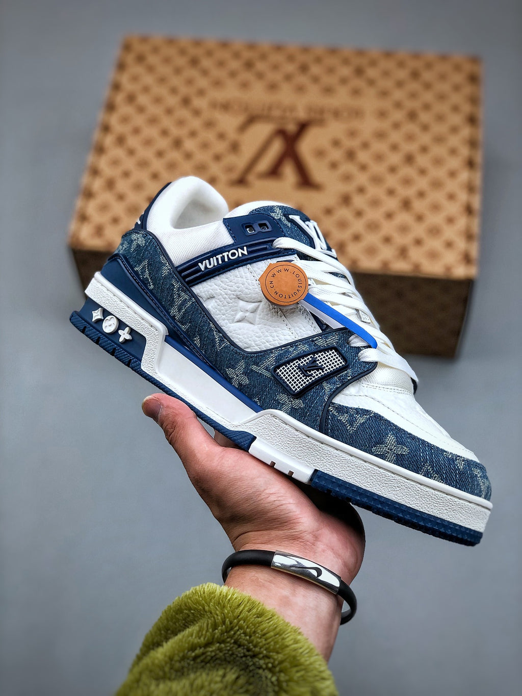 LV Trainer Sneaker 'Monogram Denim Blue'