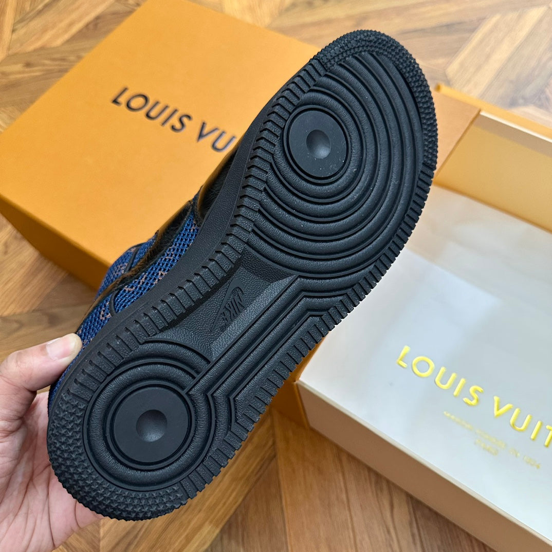 LV x Nike AF1 'Knit Blue'