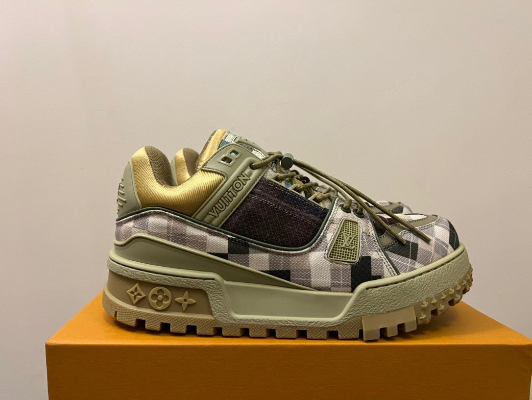 LV Maxi Trainer Sneaker 'Damoflage Khaki Green'