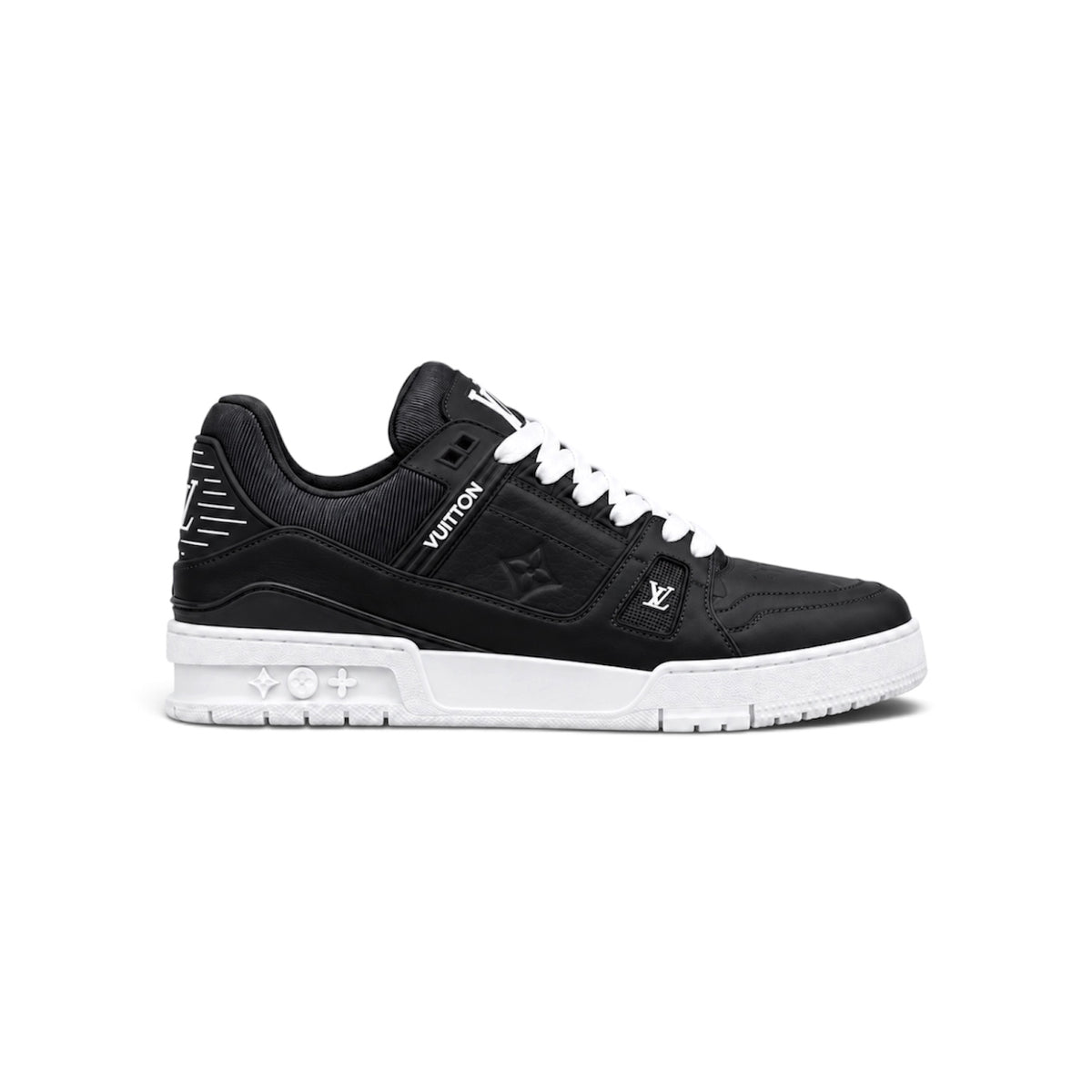 LV Trainer Sneaker 'Monogram Leather Black White'