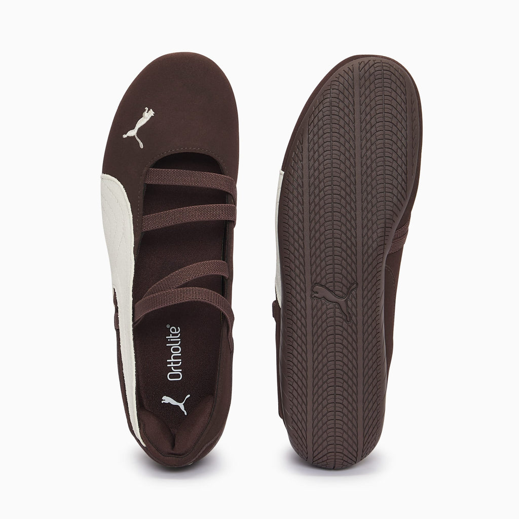 Puma Speedcats Ballet Brown and white