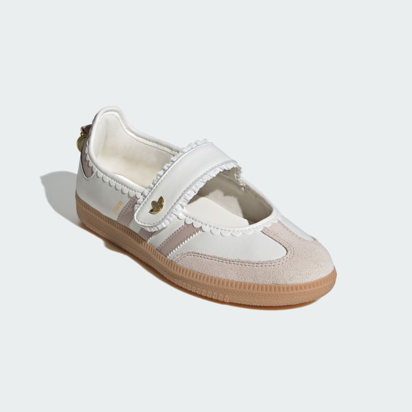 Adidas Mary Jane Frill Pack Ruffle White Cream