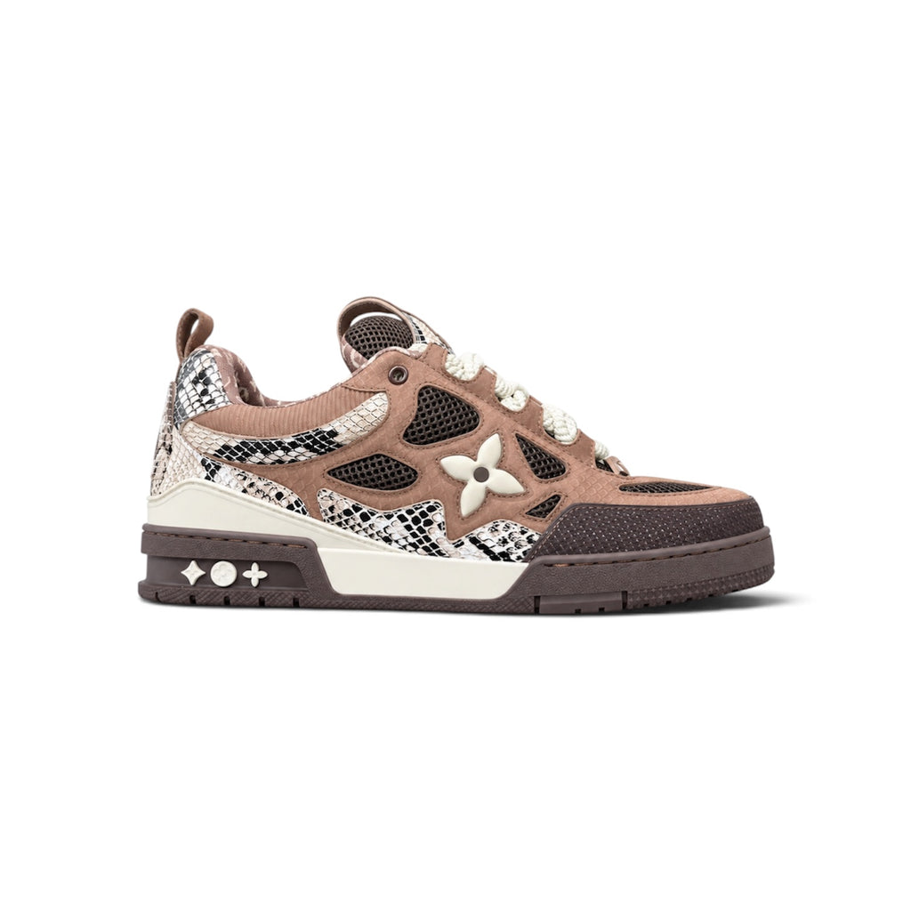 LV Skate Sneaker 'Snakeskin Beige Brown'