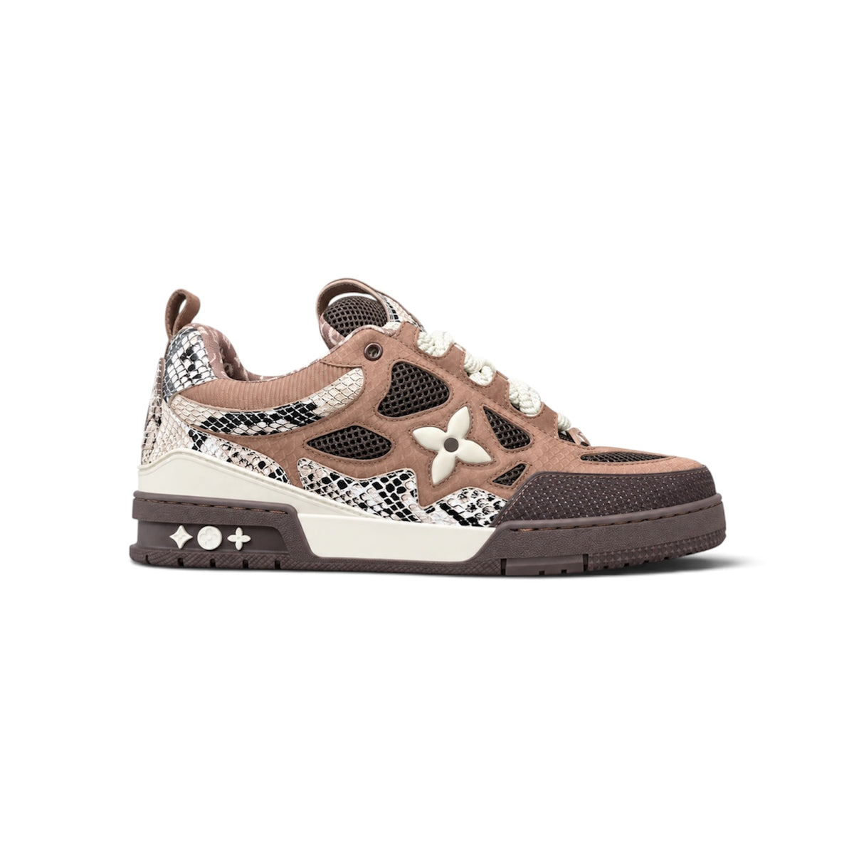LV Skate Sneaker 'Snakeskin Beige Brown'